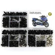 Для Yamaha TMAX 530 TMAX530 2012- полный обтекатель Болты Комплект болты для кузовных работ стальные зажимы скоростные гайки Болты ОЕМ