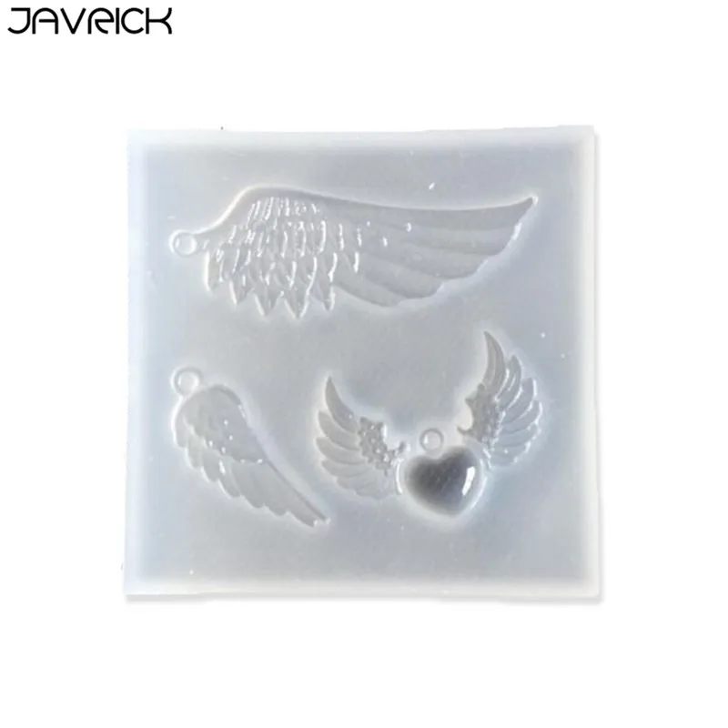 

Crystal Epoxy Resin Mold Angel Wing Shape Casting Silicone Mould Handmade DIY Crafts Jewelry Making Tools