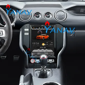

10.4 inch Android car GPS navigation multimedia player for-ford Mustang 2015-2016 vertical screen car radio DVD support carplay