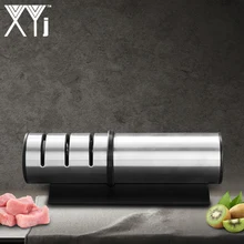 XYj Профессиональный Ножи точилка 3 этапа точилка Ножи инструменты для заточки ножей, точильный камень Нержавеющая сталь лезвия