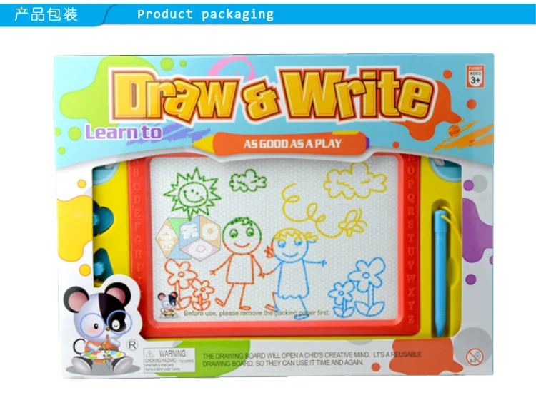

Gift Color Magnetic Drawing Board Children Graffiti Drawing Board WordPad Children'S Educational Teaching Aids