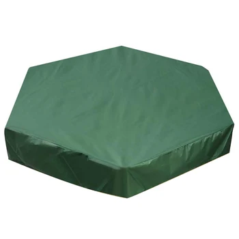 

Hexagonal Sandpit Cover With Drawstring, Waterproof Dust-Proof Sandbox Cover Folding Design For Garden Outdoor Prevent Falling