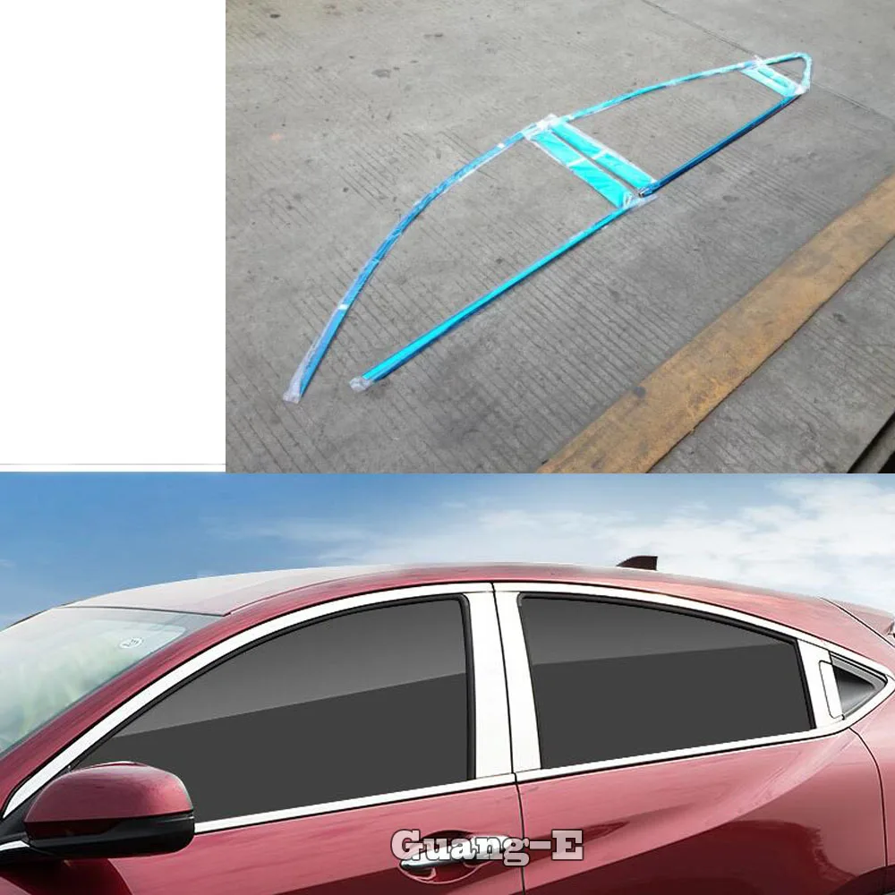 Высокое качество автомобиля из нержавеющей стали Стекло окно декоративная подушка средняя полоса отделка рамка накладки на фары для Honda hr-v HR-V Vezel