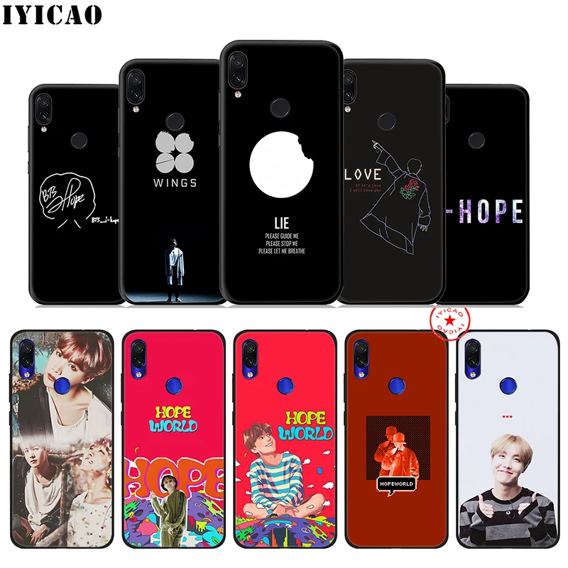 J-hope J hope мягкий чехол для Xiaomi Redmi Note 8 7 6 5 Pro 5A 4X Prime силиконовый |