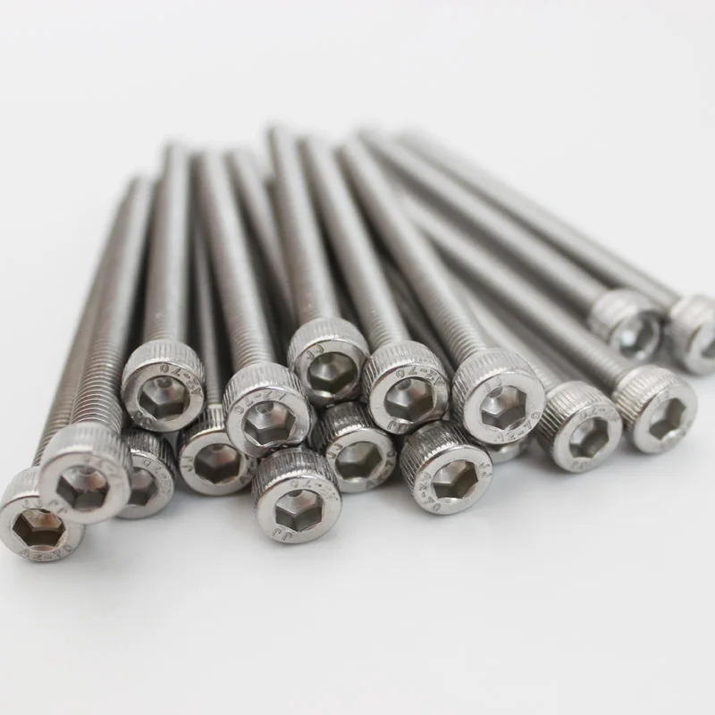 stainless steel extra long hexagon socket cap screw bolt 100mm/110mm/120mm/130mm/140mm/150mm/160mm/170mm/180mm/190mm/200mm/250mm