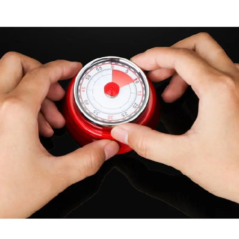 

Kitchen Mechanical Timer 60min Loud Alarm Cooking Sleeping Meeting Sports