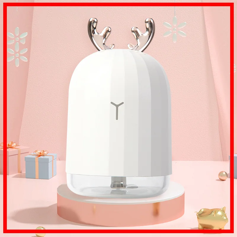 220 ML USB Deer Ultrasonic Air Humidifier Aroma With Light Essential Oil Diffuser Car Fogger Cool Mist Maker | Бытовая техника