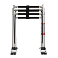 4 шаг из нержавеющей стали телескопическая лодка лестница плавать шаг над платформой 116 см складная лестница