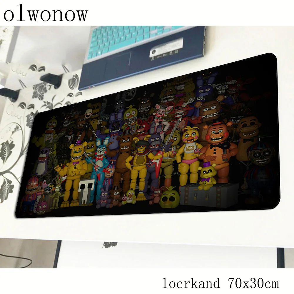 Коврик для мыши Five Nights at Freddy's, геймерский, Арт, 700x300x2 мм, коврик для мыши, игровой коврик для мыши, большой толстый коврик для мыши, компьютерный Настольный коврик