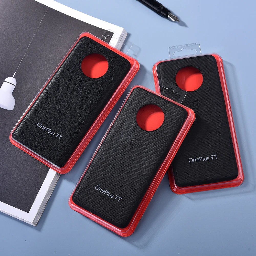 Чехол для телефона Oneplus 7T 8 8T Pro из углеродного волокна кожаный жесткий чехол