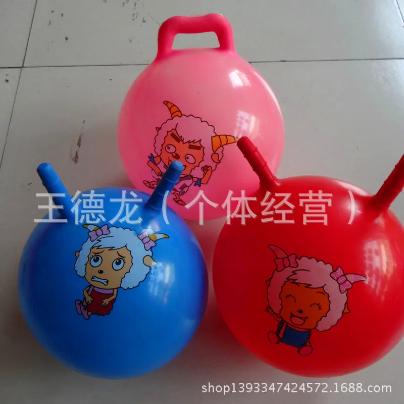 [Best Seller Hot Selling] 22cm Jump Ball Cartoon Ball Children Inflatable Toy