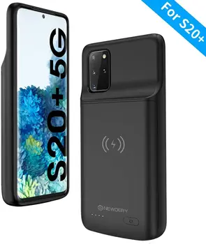 

NEWDERY Qi Wireless Battery Case for Galaxy S20+ Built in 6000mAh Qi Wireless Charging Case for Samsung S20 Plus 5G