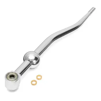 

Low price Silver Aluminum Dual Bend Curve Short Throw Quick Shifter For CRX Auto Car Accessories Replacement free shipping