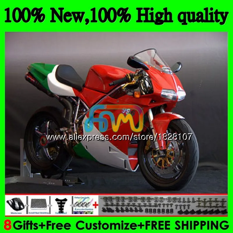 748 853 для поездок на мотоцикле DUCATI 916 996 Зеленый Красный 94 95 96 97 98 99 02 71BS. 35 998 S R 1994 1995 1996 1997 1998 1999 00 2001 2002 обтекатель
