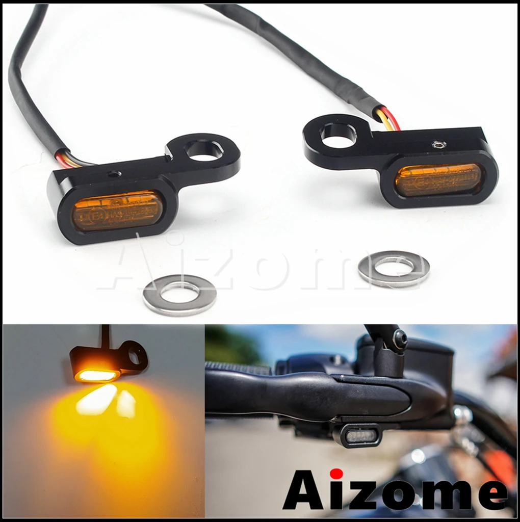 Motorcycle Led Turn Signal Indicator Running Light For Harley Road King