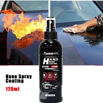

2PCS Spray Coating 120ml Automotive Nano Coating Agent Spray Coating Wax For Car Paint Care Ceramic Car Coating Car Polish