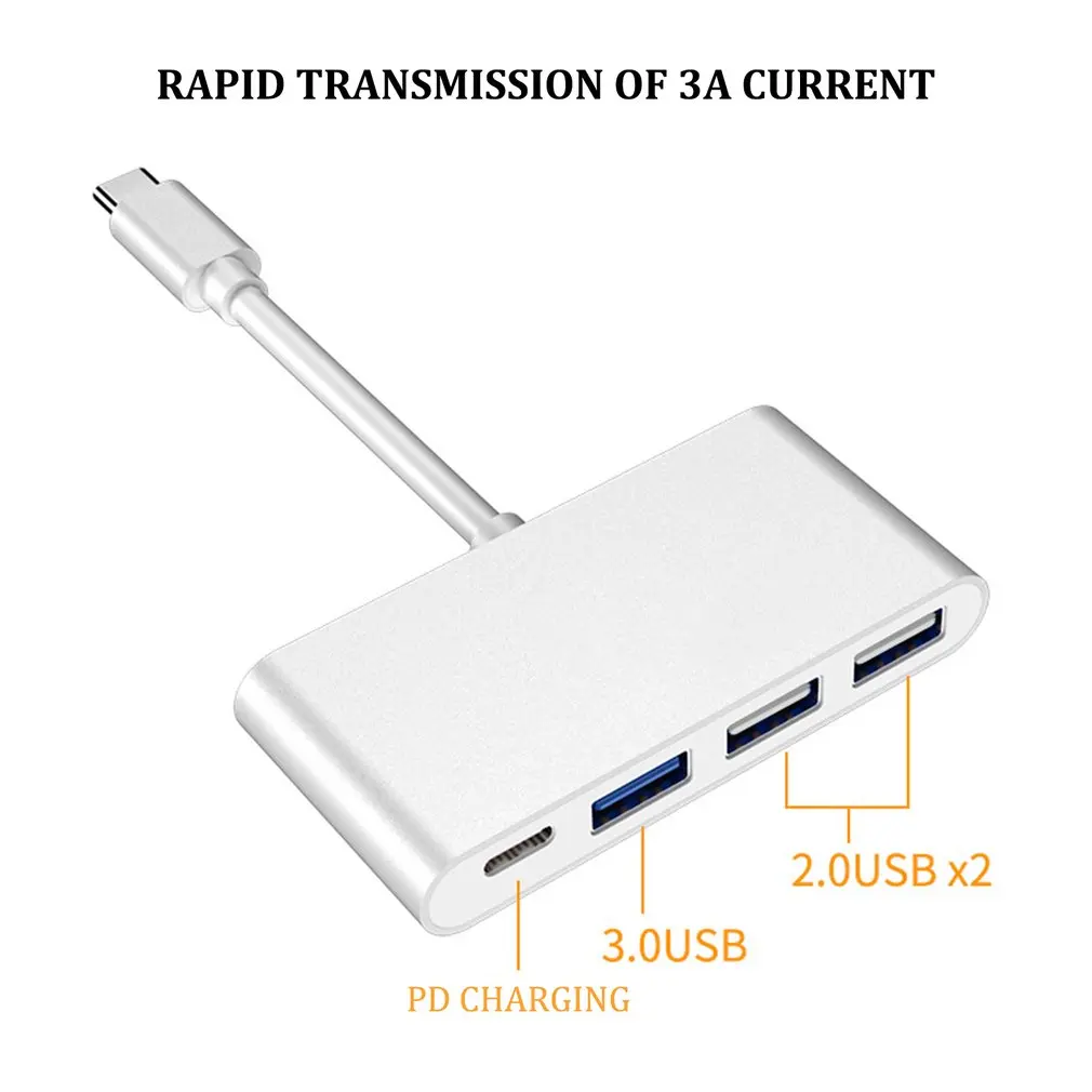 3,1 USB C концентратор типа C к USB 3,0 сплиттер конвертер для MacBook Pro Air портативный Hab адаптер Аксессуары для ноутбуков