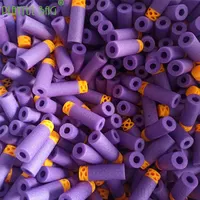 PLAYFUL BAG Outdoor toy soft bullet UZI hollow short bullet EVA bullet foam 3.8cm*1.3cm high weight accessories ID46 1