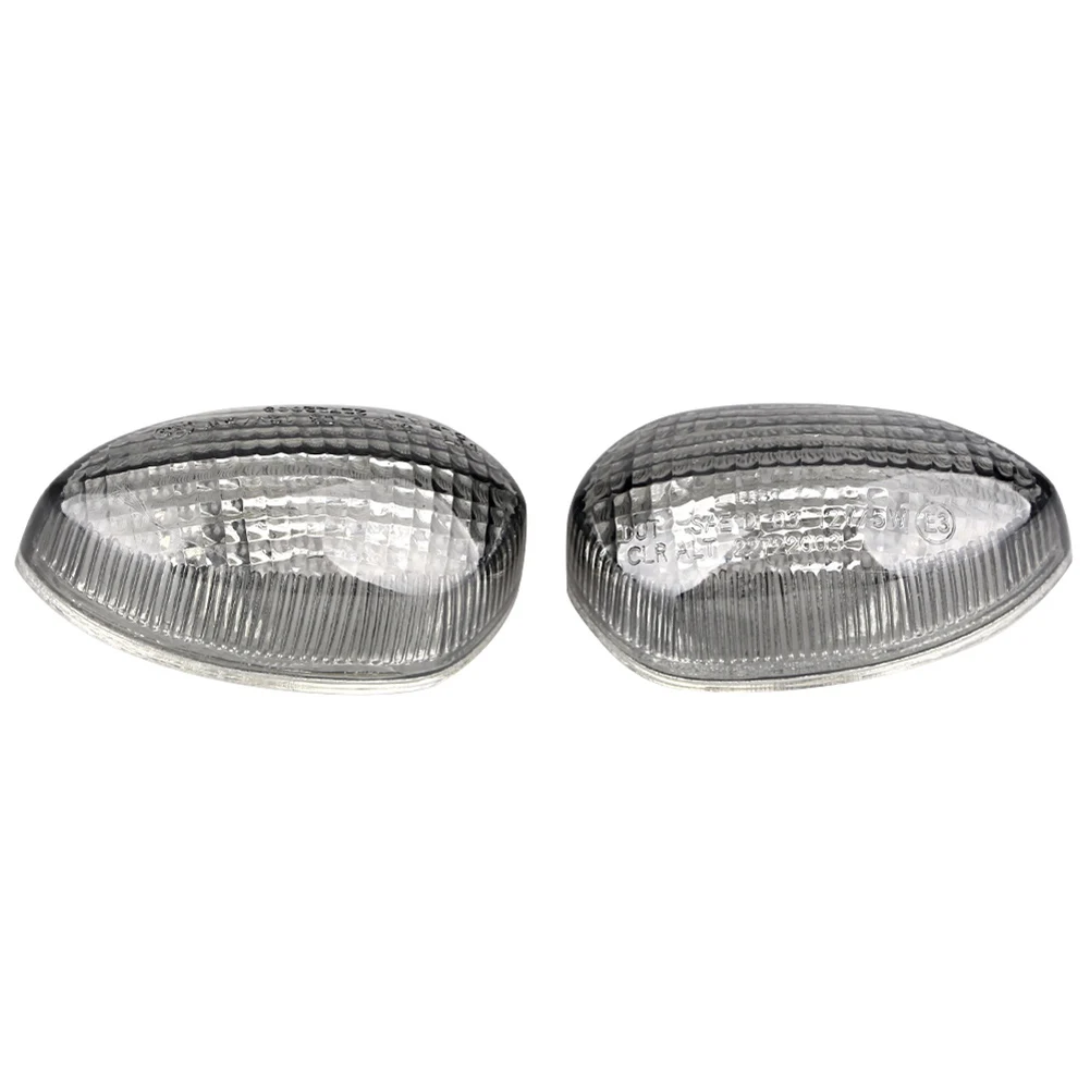 E-Mark для Yamaha YZF R1 02-06& YZF R6 03-05& FZ6 04-09(EU) передний указатель поворота свет указатель поворота крышка объектива оболочка - Цвет: Smoke