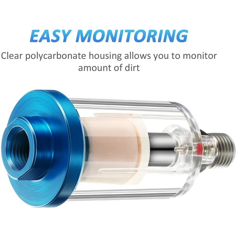 3 шт. фильтр сепаратор для воды и масла воздушный Влагоотделитель воздушной линии