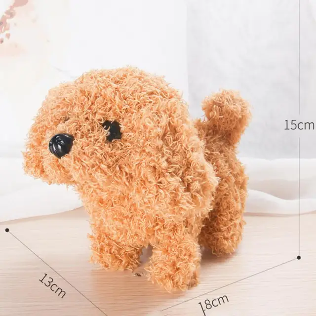 Electric Plush Simulation Display Mold Teddy Corgi Dog Rabbit Tail Wagging Ass Shaking Toy Robot for Children Interesting 6