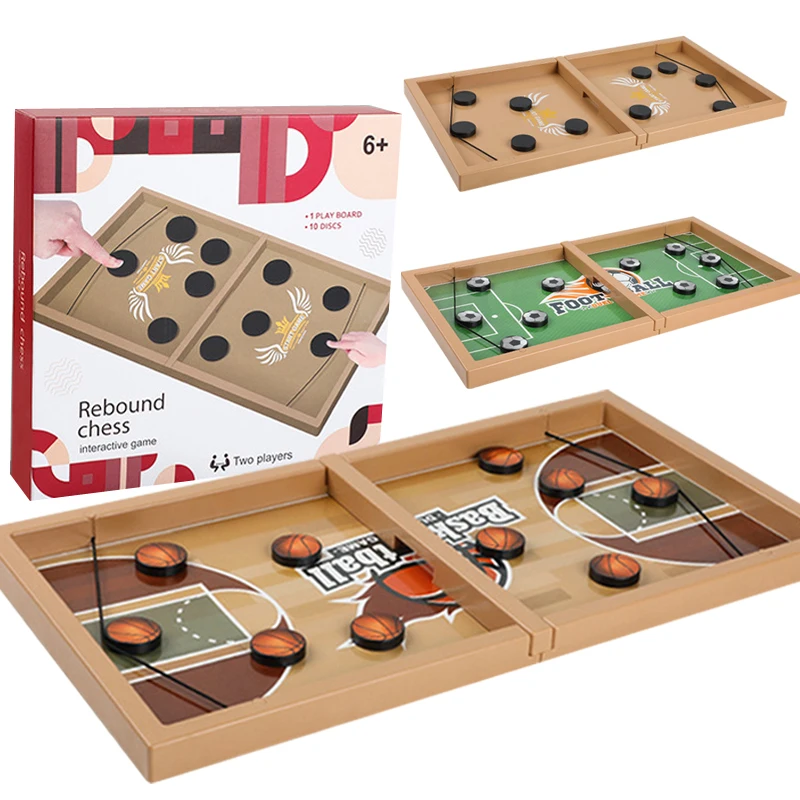 Table Football Game Table Interactive Educational Toys Play Football Toy  Two-player Game Against Board Game