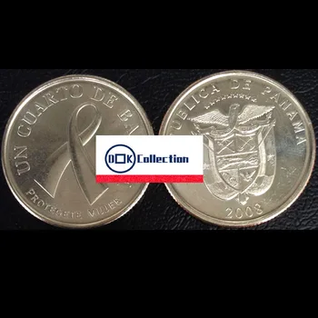 

Panama 1/4 (0.25) Balboa Commemorative Coin 2008 100% Real Unc Genuine Original Coins Collection Coin