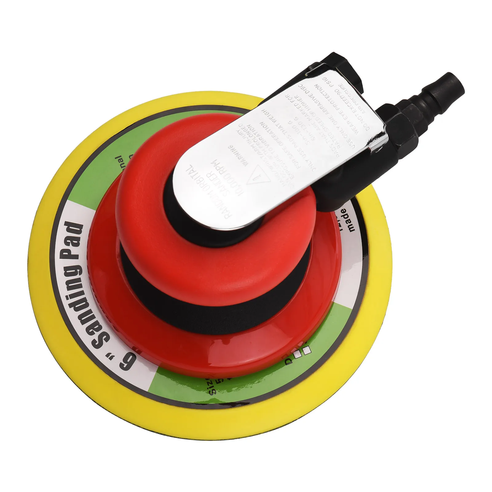 Pneumatic Orbital Sander Air Grinder 6"/5'' Vacuum Eccentric Polishing/Grinding Machine Sanding Waxing Tools Car Wall Wood Metal 3