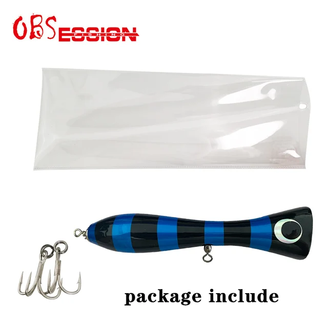 65g90g120g140g Trolling Wood Stickbait Pencil Popper Tuna Boat Fishing Lure Topwater Long Casting Wobbler Carp Artificial Leurre 2