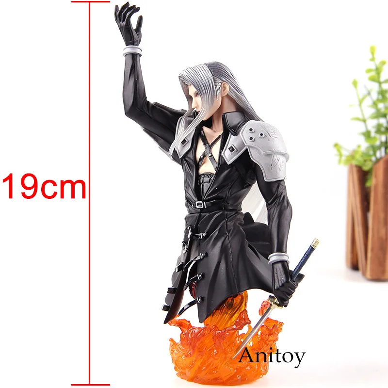 Final Fantasy Figure Sephiroth Warrior, светильник, бюст, Paly Arts Kai FF7, Final Fantasy, фигурка из ПВХ, коллекция игрушек