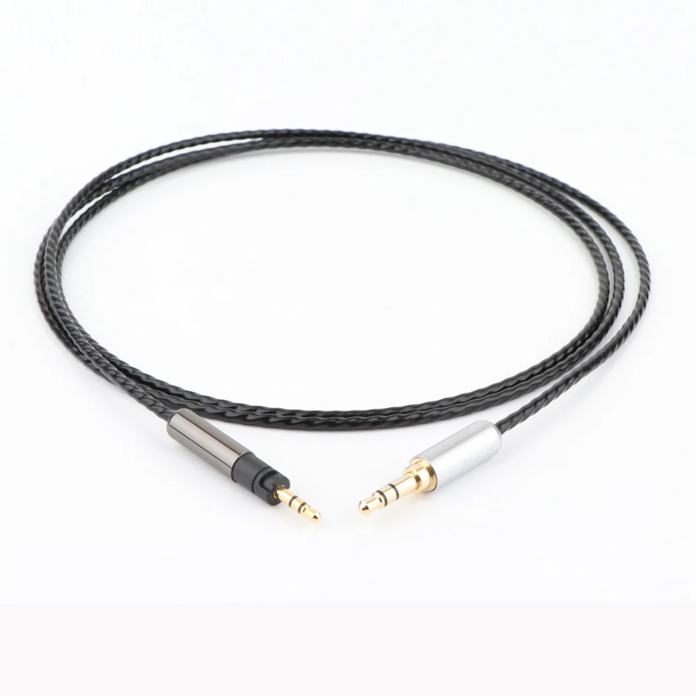 1 2M High quality 2 5MM to 3 5MM cable Replacement Audio upgrade Cable For HD598 hd518 hd558 headphones cable