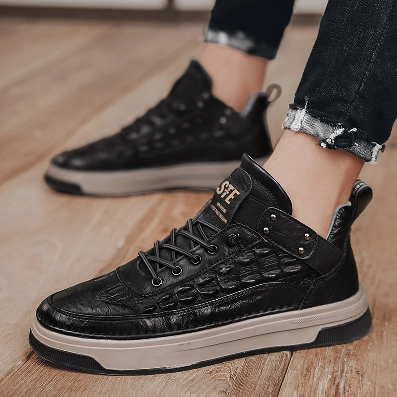 Бестселлер мужские туфли на плоской подошве сплит-кожа Нескользящие