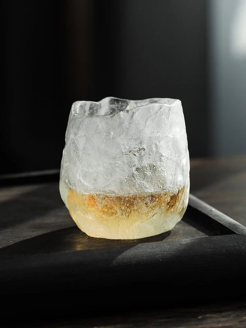 Handmade Colored Glaze Freeze Tea Cup 2