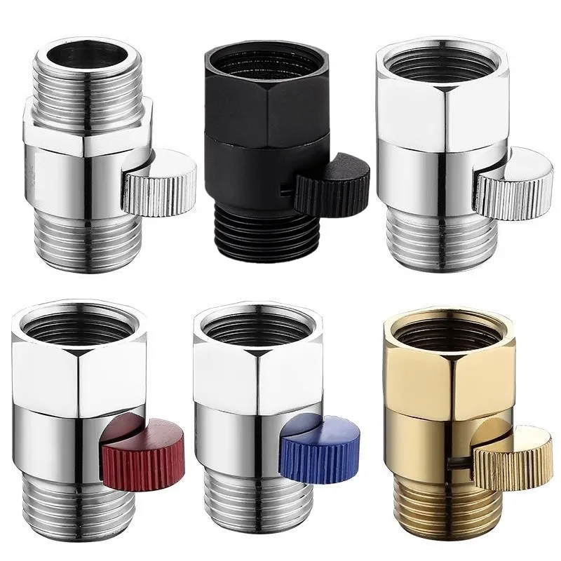 Bathroom Shower G1/2 Inch Brass Junction Water Flow Control Valve