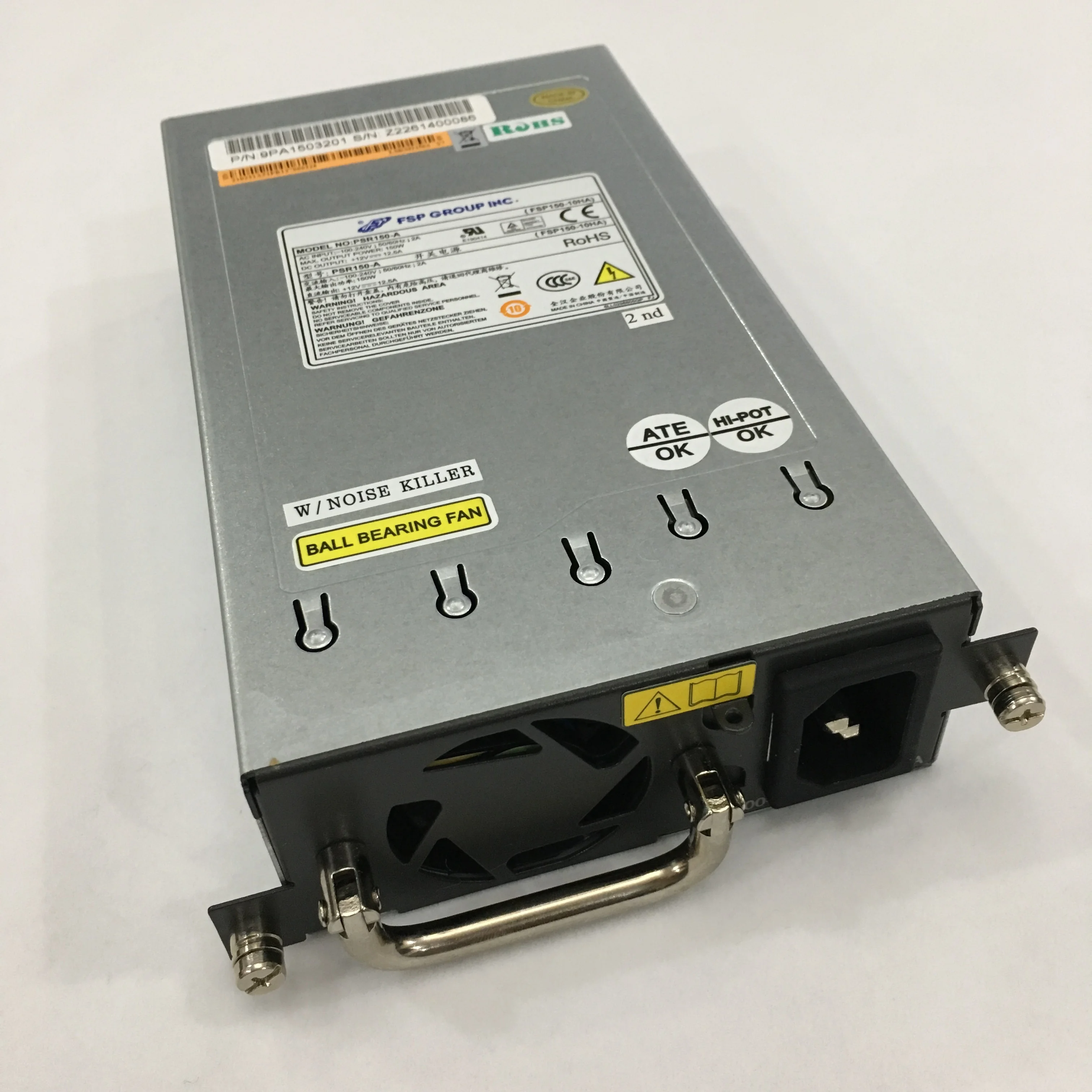 

FSP Power Supply PSR150-A 12V 12.5A 150W DC Output Adapter FSP150-10HA For H3C Switch