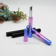 50 шт./лот, 9 мм, тонкий пустой косметический наполнитель для губ, пластик, сделай сам, элегантный фиолетовый n Синий тюбик для помады, высококачественный бальзам для губ, посылка