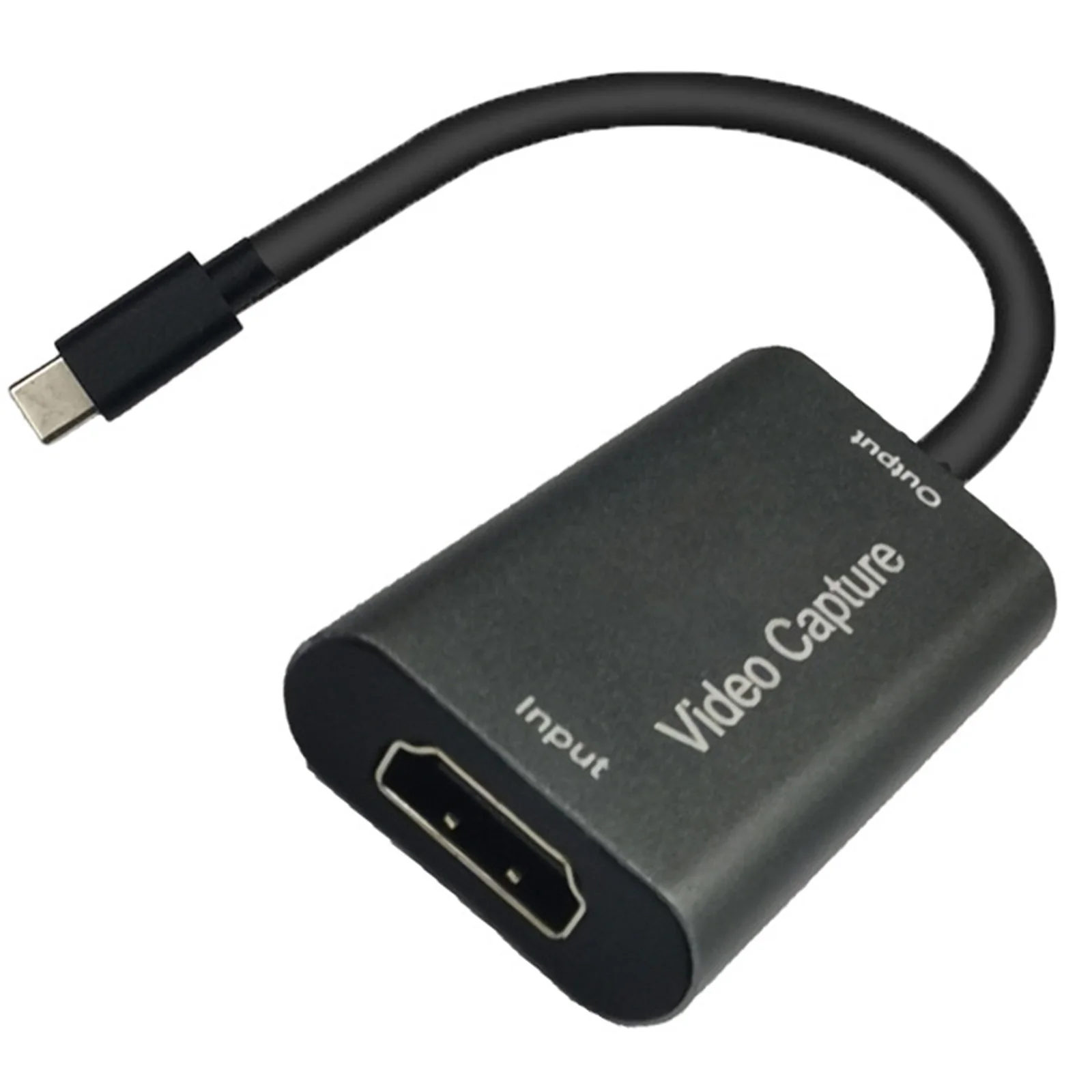 

USB C To HD Adapter HDMI Audio Card Audio Video Capture Card USB-C Ultra Low Latency Max Input 4K 60Hz USB-C Video Capture Card