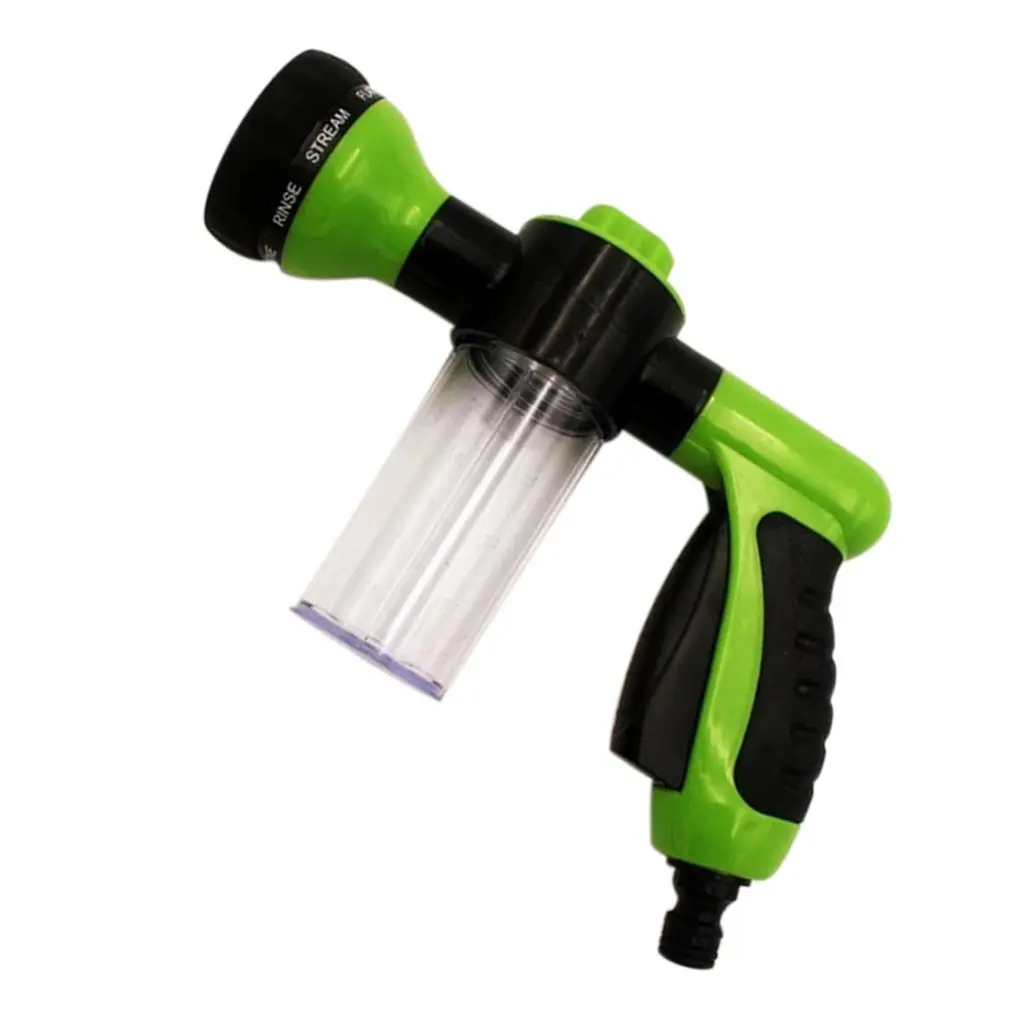 Multi-Function Water Gun Car Wash Water Gun High Pressure Water Gun Car Wash Shower Garden Water Gun Eight-In-One Foam Pot