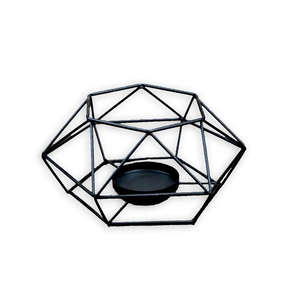 

Metal Candle Holder Geometric Iron Candlestick Holders Holiday Home Shop Bar Party Wedding Decorations Candle Stand Holder Rack