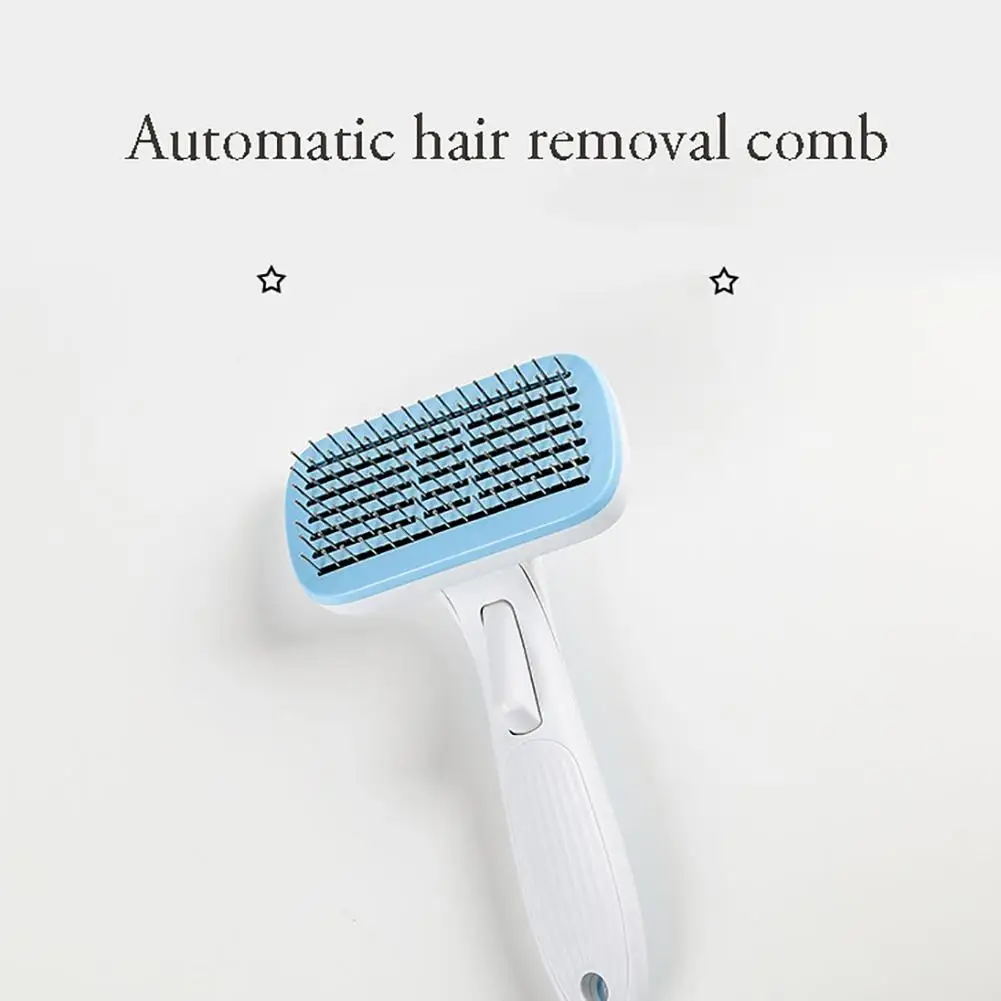 HiMISS Автоматическая Расческа для удаления волос, расческа для кошек и собак, расческа для чистки домашних животных