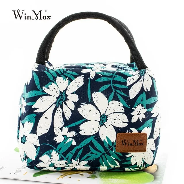 BX004-13lunchbag Для женщин Функциональная сумка-холодильник с узором Коробки для обедов Портативный утепленная плотная сумка для обеда мешок сохраняющая тепло для еды на пикник ланч сумки для детей - Цвет: BX004-13lunchbag