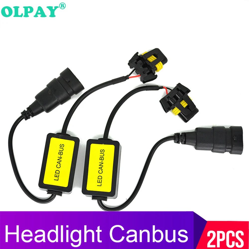 OLPAY HB3 HB4 H4 H8 H11 H3 H1 H7 светодиодный декодер фары CANBUS EMC Canceller Конденсатор анти-мерцание ошибок авто аксессуары