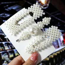 Стиль, изысканные аксессуары для волос для девочек, головной убор, заколки, сеть hong quan, жемчужные Заколки, BB зажим