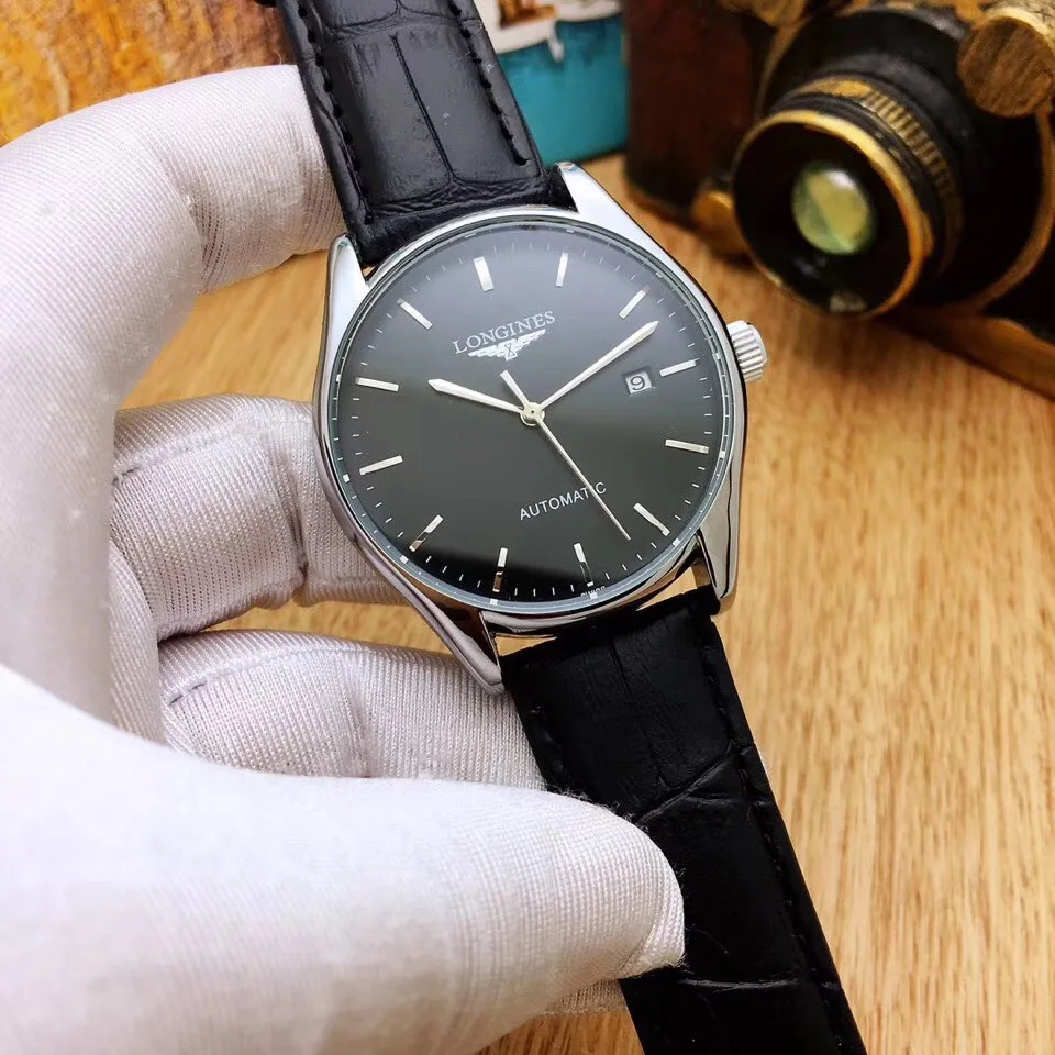 

Longines-2020 Classic Style Men's and Women's Mechanical Watch Fashion Simple AAA Casual Automatic Movement Watch Gift 1821