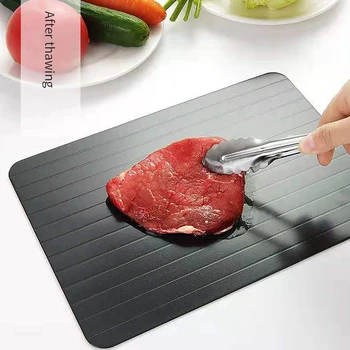 

Fast Defrosting Tray Thaw Frozen Food Meat Fruit Quick Defrosting Plate Board Defrost Tray Kitchen Supplies Dropshipping