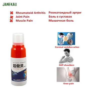

Pain Relief Spray Rheumatism Arthritis, Muscle Sprain Spray Knee Waist Pain, Back Shoulder Spray Tiger Orthopedic Plaster S101