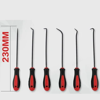 

Hot 6pcs Extra Long Car Automotive Hook and Pick Set Oil Seal Remover Craft Hobby Tool O-Ring Removal Tools Kit Car Styling