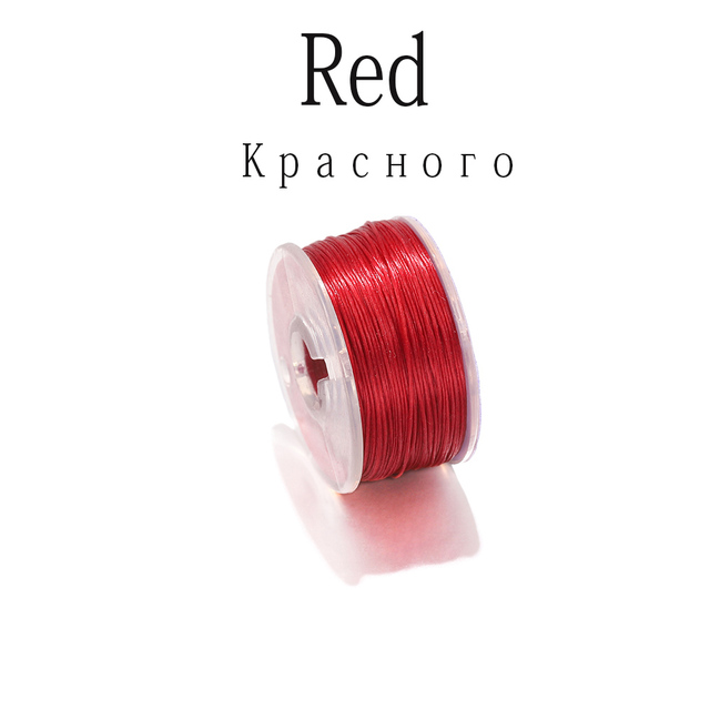 High Quality Seed Beads Cord String Beading Thread For DIY Bracelet Jewelry Making Accessories Supplies (Nonelastic)