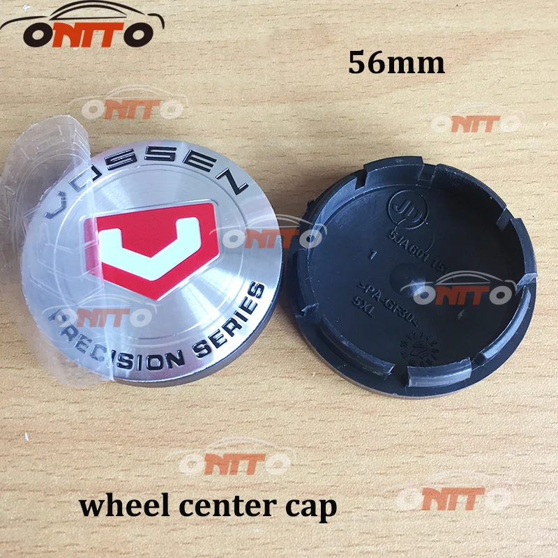 

Auto accessories 4PC 56MMCar emblem Wheel Center Hub Cap wheel Badge covers wheel Decal Sticker for vossen