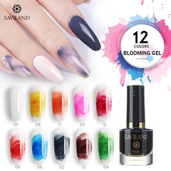 

Saviland DIY Watercolor Ink Gel Nail Polish Blooming Nail Art Smoke Effect Marble Smudge Liquid Gradient Manicure Beauty Tools